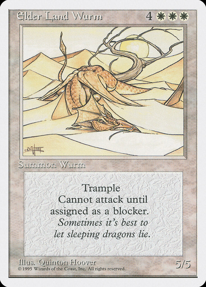 Elder Land Wurm  (Fourth Edition)  | Good Games Adelaide SA