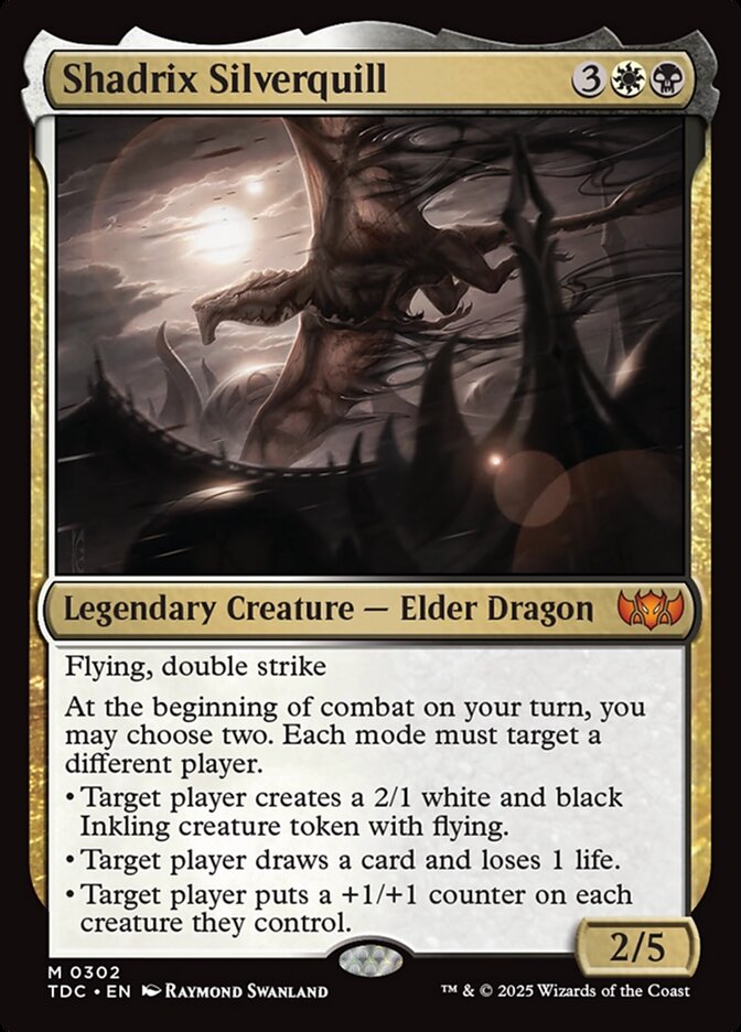 Shadrix Silverquill 302 (Commander: Tarkir: Dragonstorm)  | Good Games Adelaide SA
