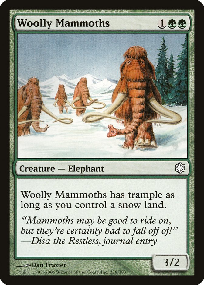 Woolly Mammoths 278 (Coldsnap Theme Deck Reprints)  | Good Games Adelaide SA