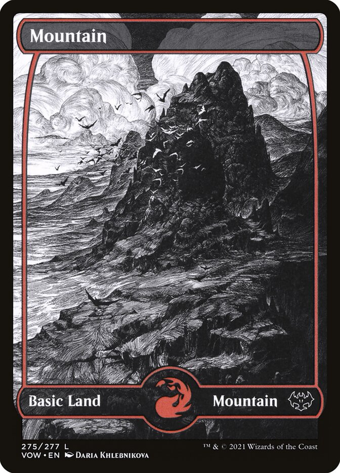 Mountain 275 (Innistrad: Crimson Vow)  - Foil | Good Games Adelaide SA