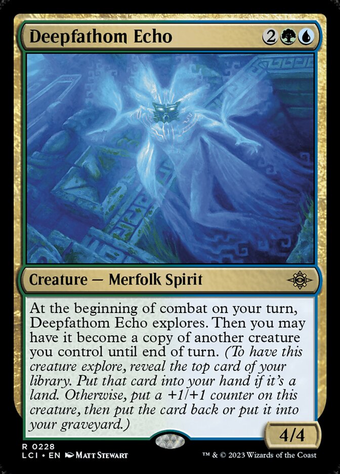 Deepfathom Echo 228 (The Lost Caverns of Ixalan)  - Foil | Good Games Adelaide SA