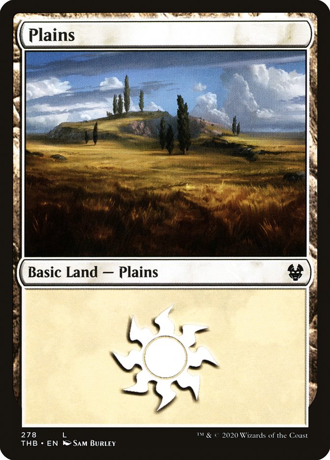 Plains 278 (Theros Beyond Death)  - Foil | Good Games Adelaide SA