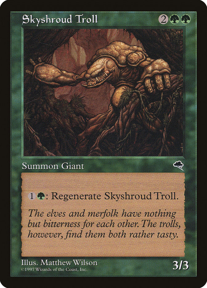Skyshroud Troll 257/350 (Tempest)  | Good Games Adelaide SA