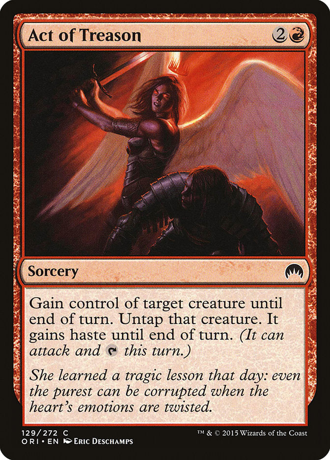 Act of Treason 129 (Magic Origins)  - Foil | Good Games Adelaide SA