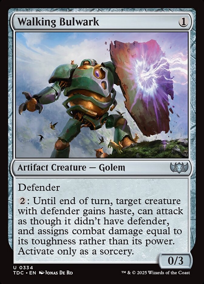 Walking Bulwark 334 (Commander: Tarkir: Dragonstorm)  | Good Games Adelaide SA