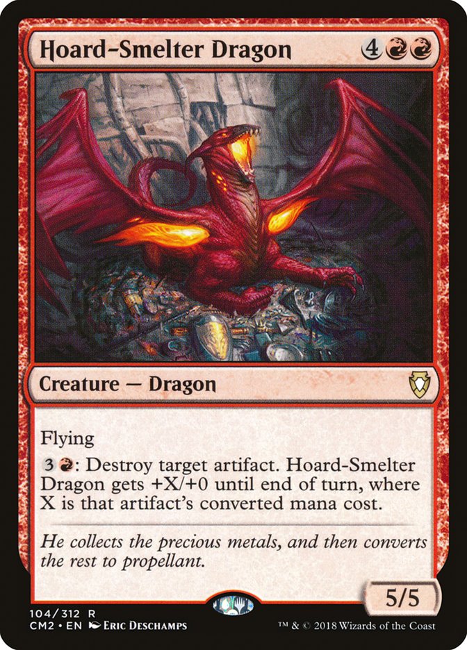 Hoard-Smelter Dragon 104 (Commander Anthology Volume II)  | Good Games Adelaide SA