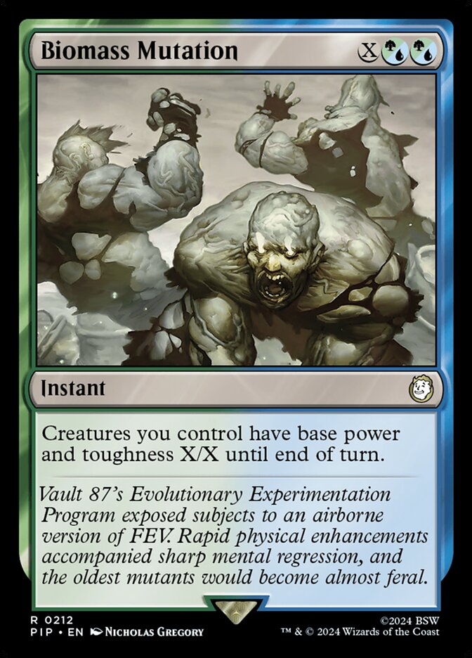 Biomass Mutation 212 (Universes Beyond: Fallout)  - Foil | Good Games Adelaide SA