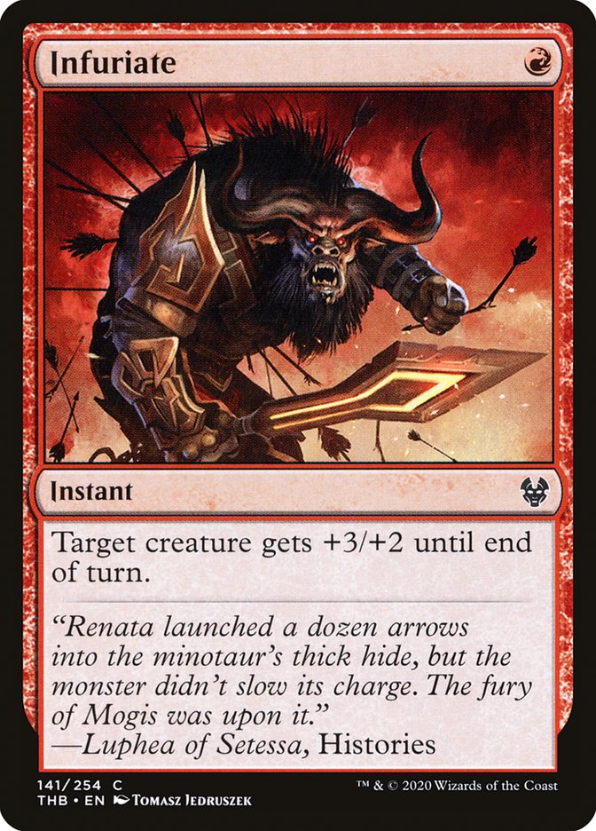 Infuriate 141 (Theros Beyond Death)  - Foil | Good Games Adelaide SA