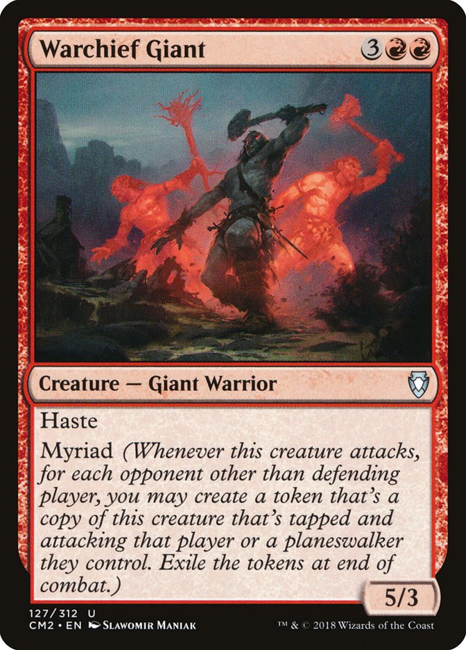 Warchief Giant 127 (Commander Anthology Volume II)  | Good Games Adelaide SA