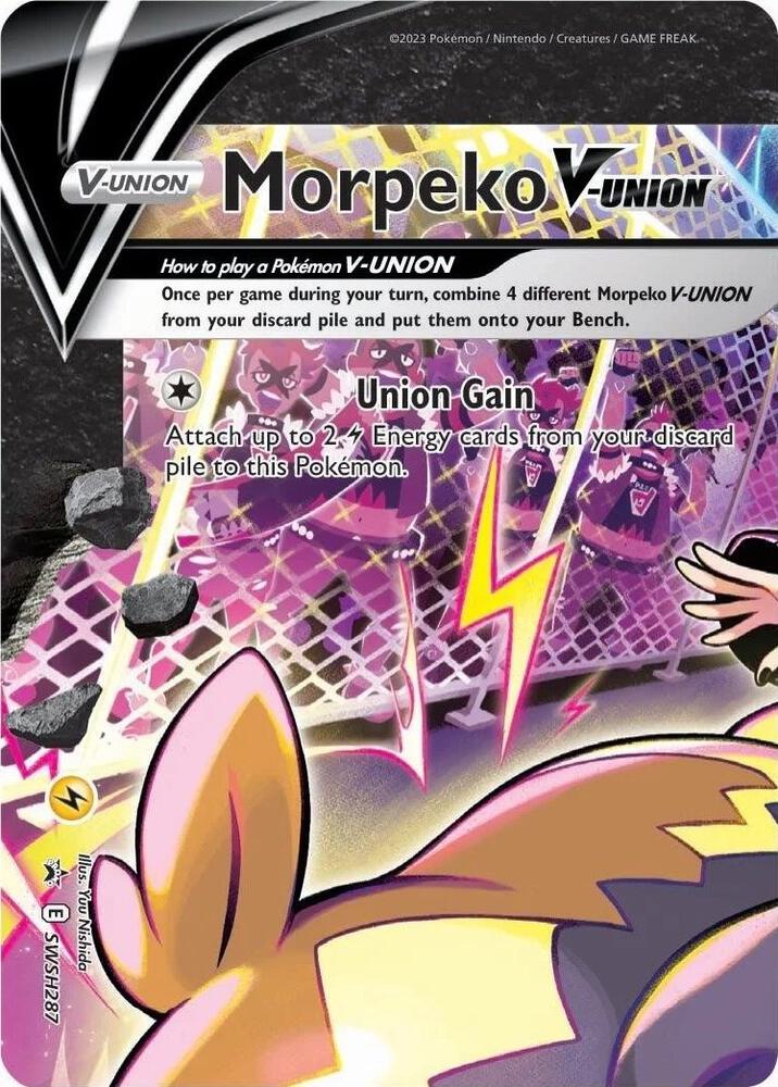 Morpeko V Union SWSH287 (SWSH: Sword & Shield Promo Cards)  - Holofoil | Good Games Adelaide SA
