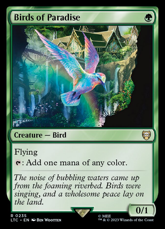 Birds of Paradise 235 (Commander: The Lord of the Rings: Tales of Middle-earth)  | Good Games Adelaide SA