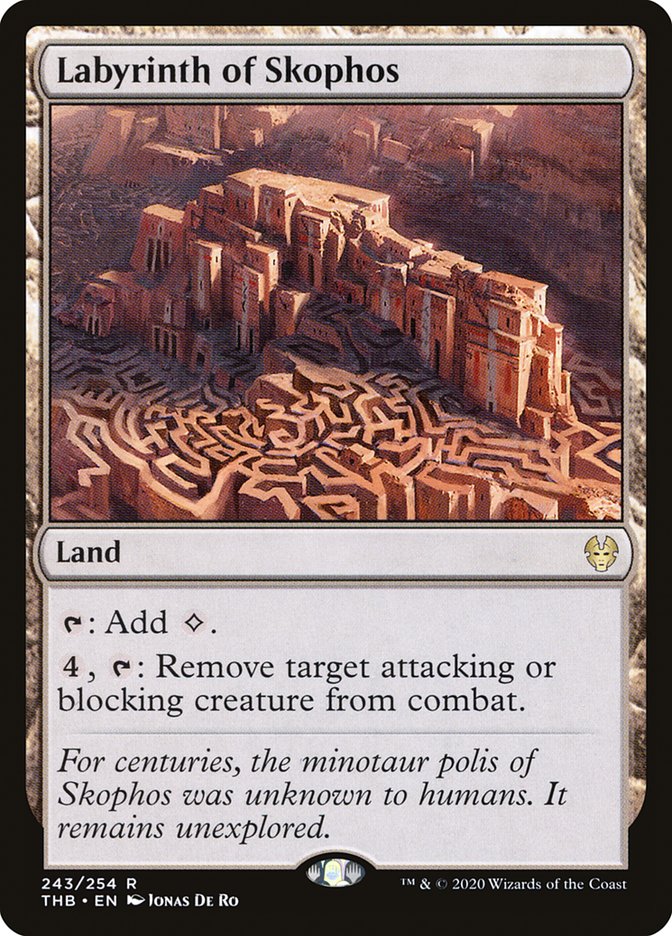Labyrinth of Skophos 243 (Theros Beyond Death)  - Foil | Good Games Adelaide SA