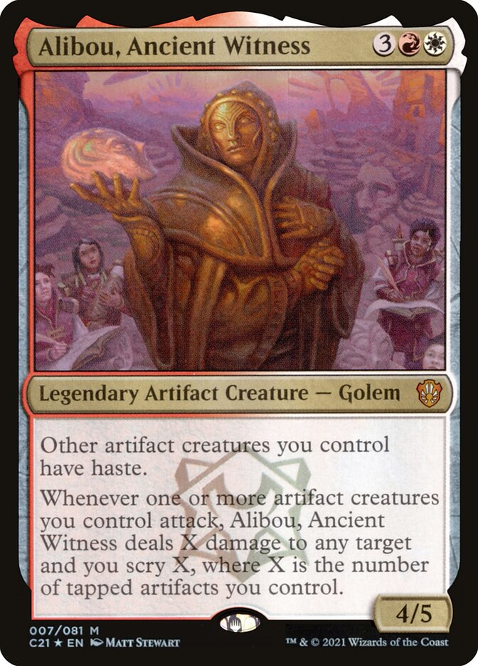 Alibou, Ancient Witness 7 (Commander 2021)  - Foil | Good Games Adelaide SA