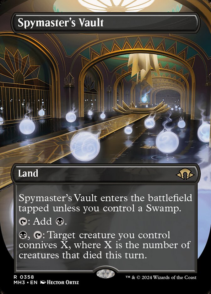 Spymaster's Vault 358/319 (Modern Horizons 3)  - Borderless Foil | Good Games Adelaide SA