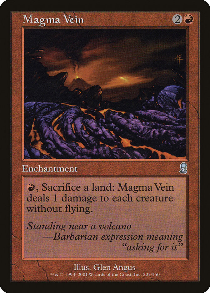 Magma Vein 203 (Odyssey)  - Foil | Good Games Adelaide SA