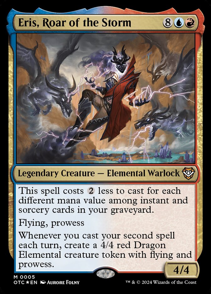 Eris, Roar of the Storm 5 (Commander: Outlaws of Thunder Junction)  - Foil | Good Games Adelaide SA
