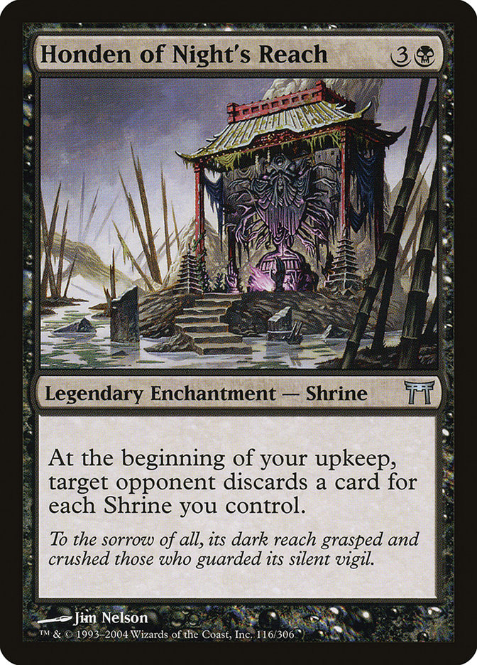 Honden of Night's Reach 116 (Champions of Kamigawa)  - Foil | Good Games Adelaide SA