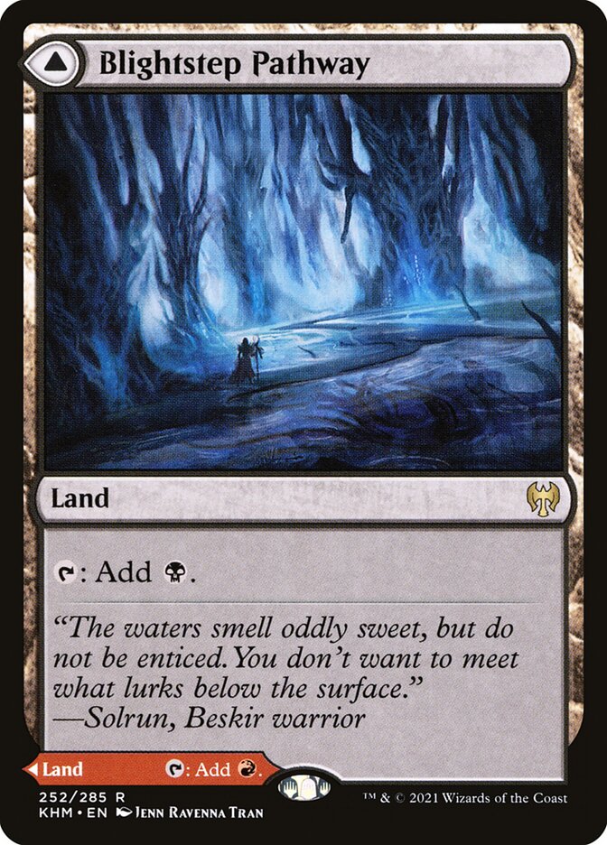 Blightstep Pathway // Searstep Pathway 252 (Kaldheim)  - Foil | Good Games Adelaide SA