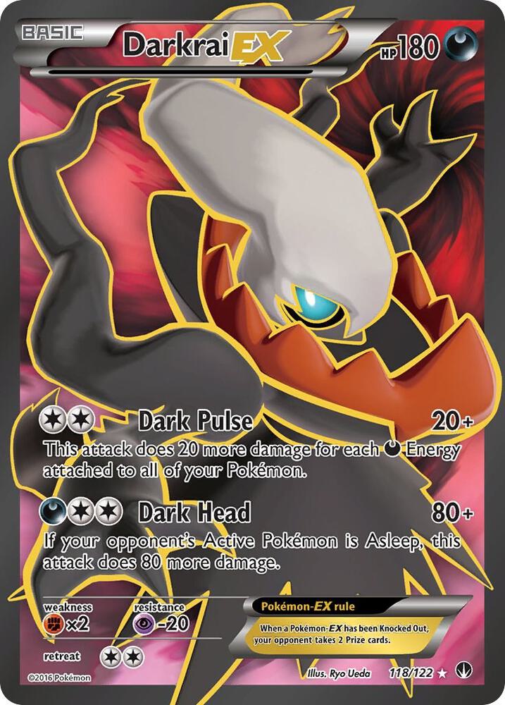 Darkrai EX Full Art 118/122 (XY - BREAKpoint)  - Holofoil | Good Games Adelaide SA