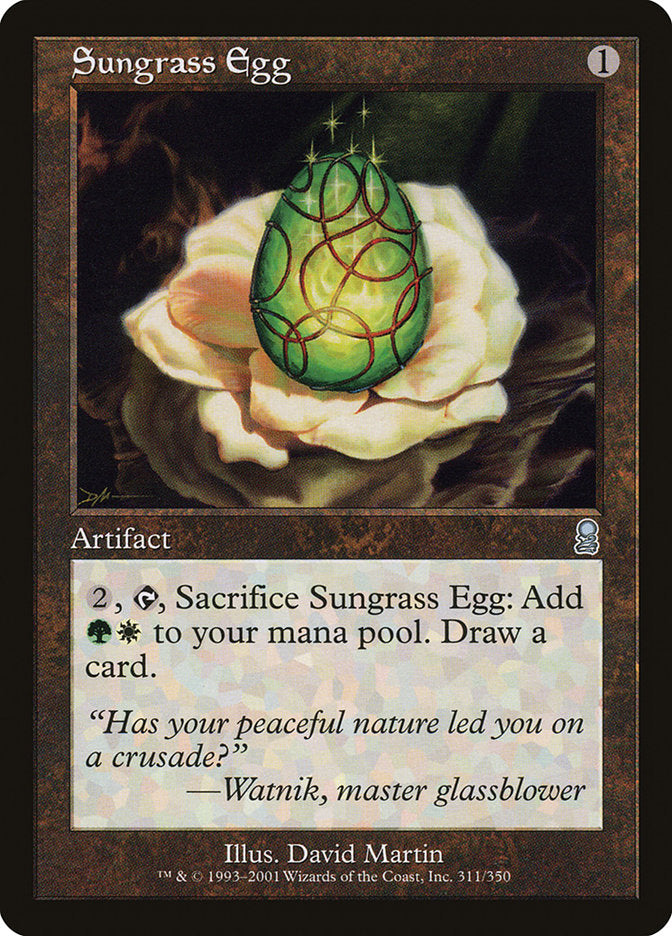 Sungrass Egg 311 (Odyssey)  - Foil | Good Games Adelaide SA