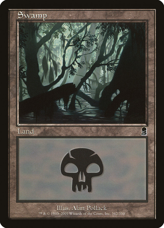 Swamp 342 (Odyssey)  - Foil | Good Games Adelaide SA