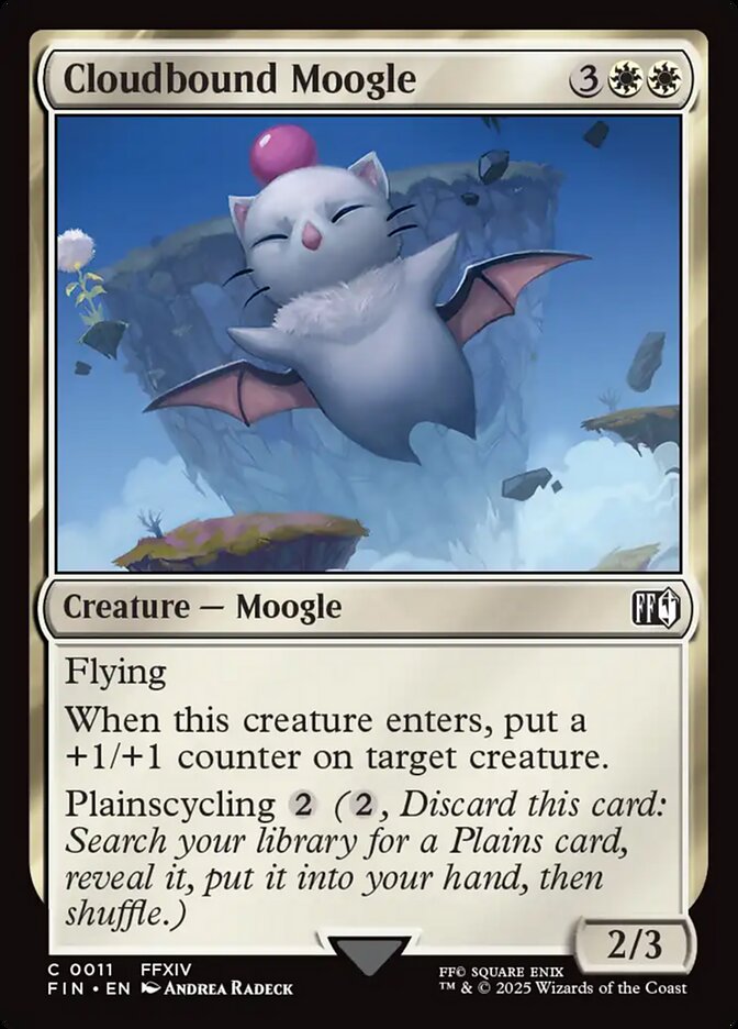 Cloudbound Moogle 11 (FINAL FANTASY)  - Foil | Good Games Adelaide SA