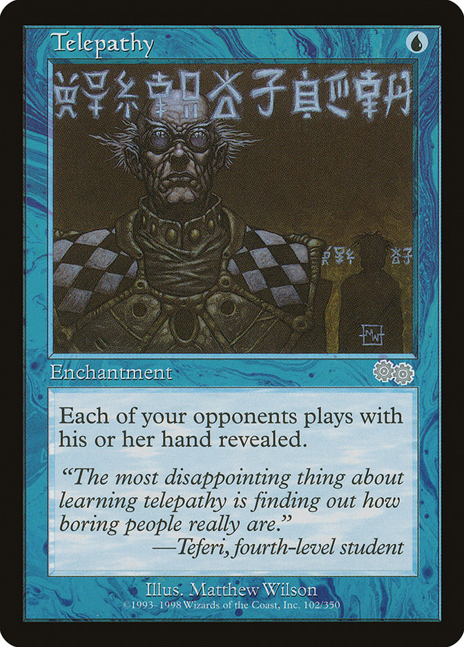 Telepathy 102 (Urza's Saga)  | Good Games Adelaide SA
