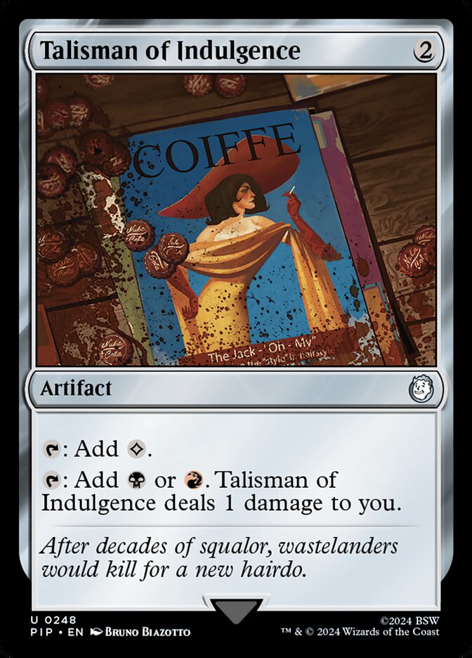 Talisman of Indulgence 248 (Universes Beyond: Fallout)  | Good Games Adelaide SA