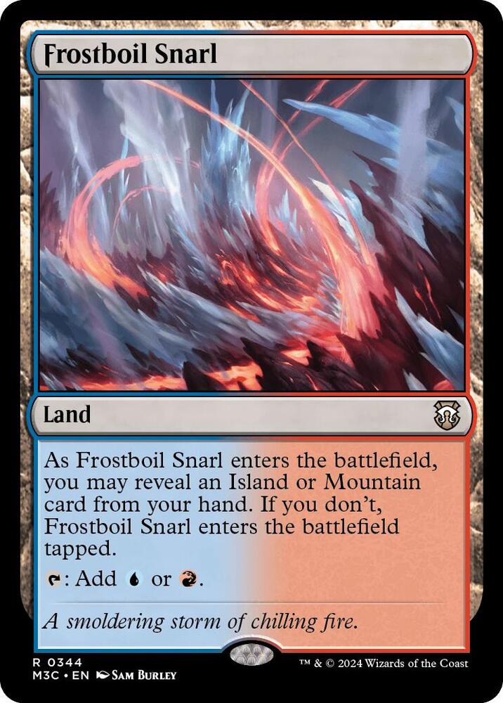 Frostboil Snarl 344/411 (Commander: Modern Horizons 3)  - Ripple Foil | Good Games Adelaide SA