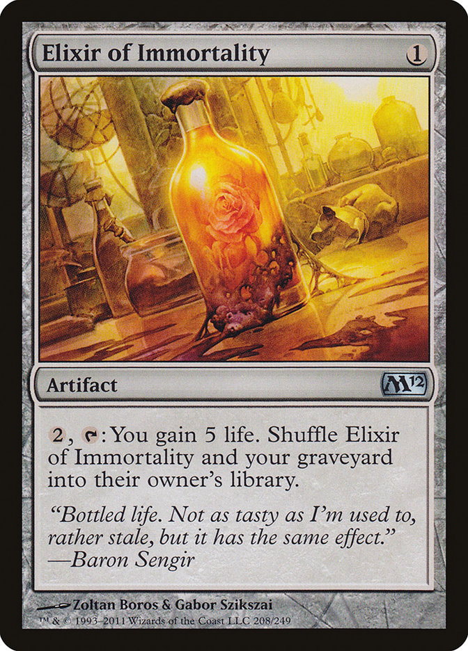 Elixir of Immortality 208 (Magic 2012 (M12))  | Good Games Adelaide SA
