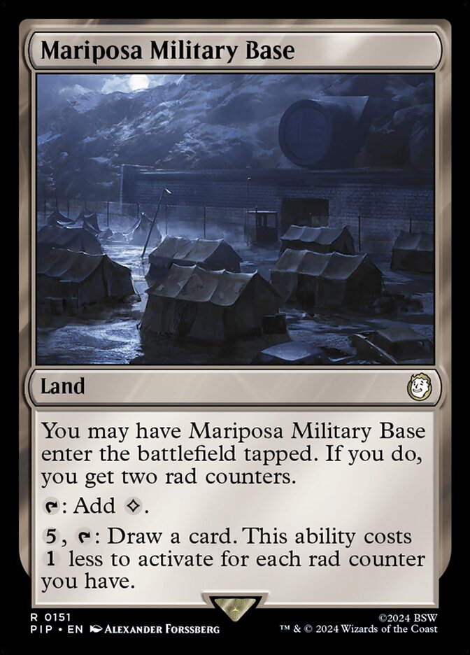 Mariposa Military Base 151 (Universes Beyond: Fallout)  - Foil | Good Games Adelaide SA