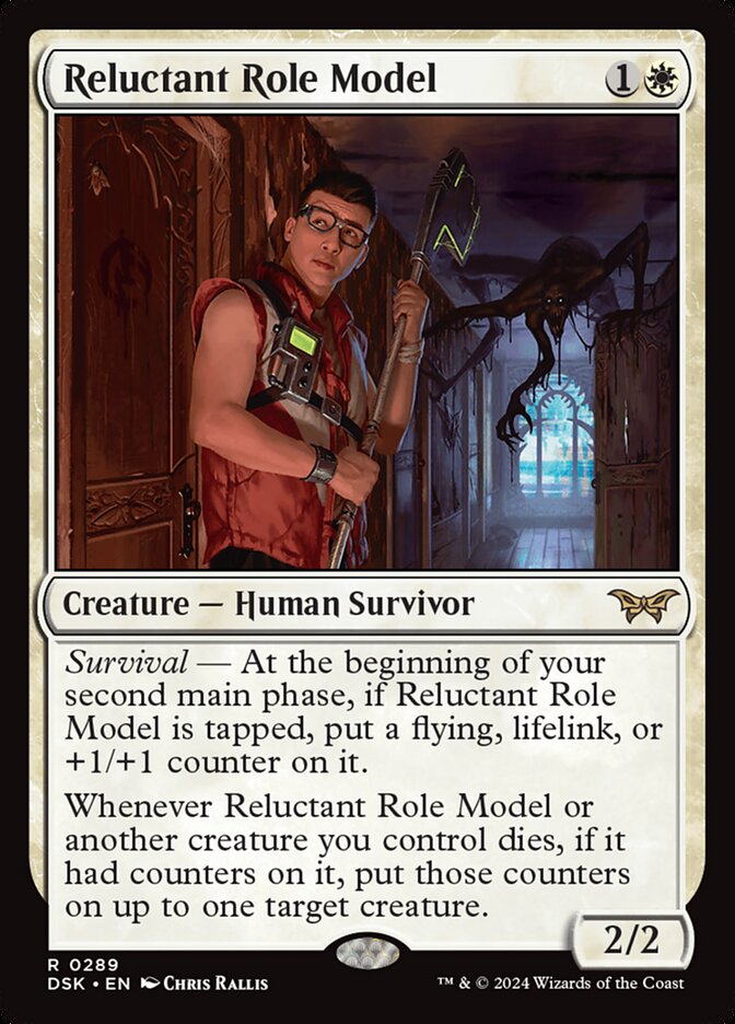 Reluctant Role Model (Lurking Evil) 289 (Duskmourn: House of Horror)  | Good Games Adelaide SA