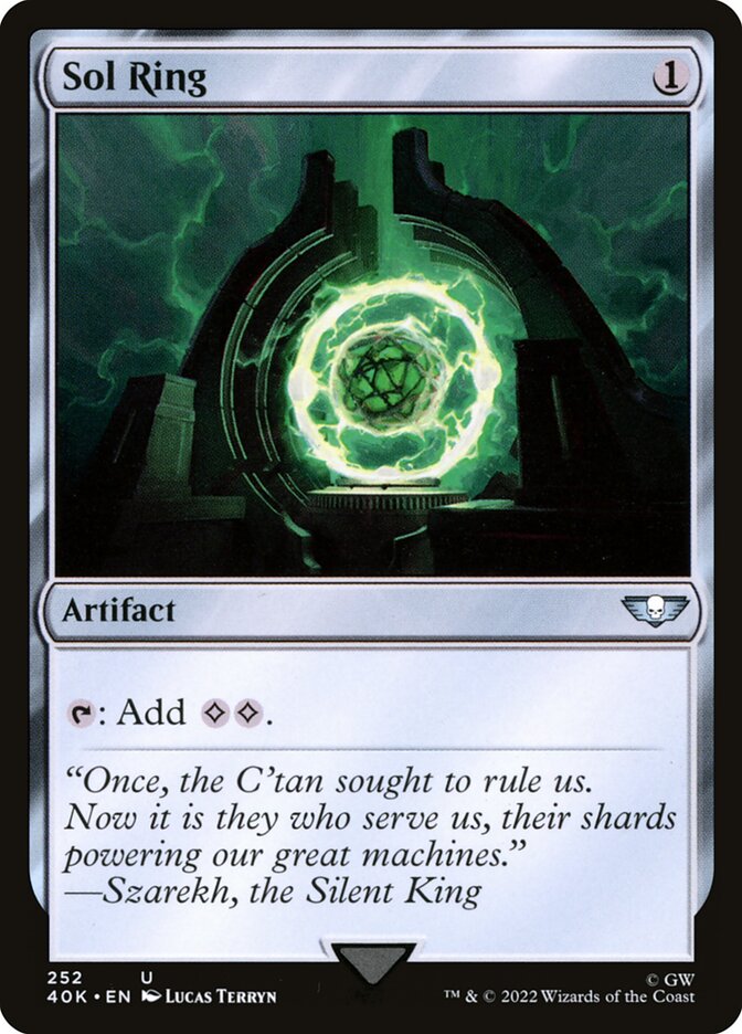 Sol Ring 252/617 (Universes Beyond: Warhammer 40,000)  | Good Games Adelaide SA
