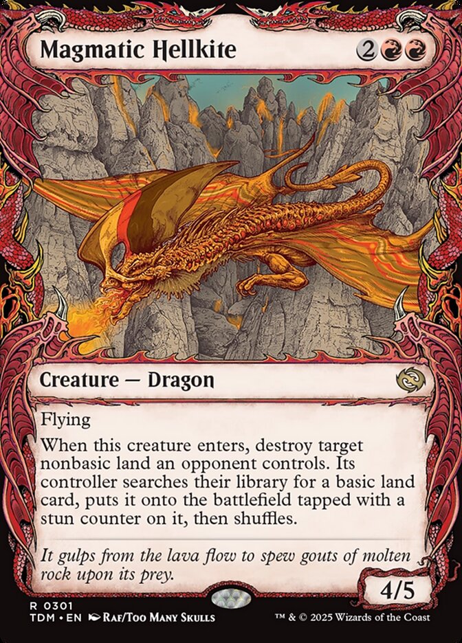 Magmatic Hellkite 301 (Tarkir: Dragonstorm)  - Foil | Good Games Adelaide SA