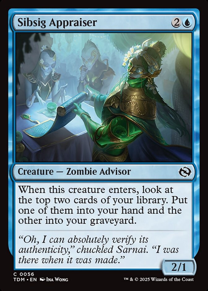 Sibsig Appraiser 56 (Tarkir: Dragonstorm)  | Good Games Adelaide SA