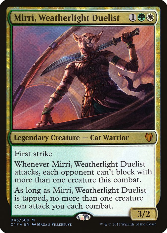 Mirri, Weatherlight Duelist 43 (Commander 2017)  - Foil | Good Games Adelaide SA