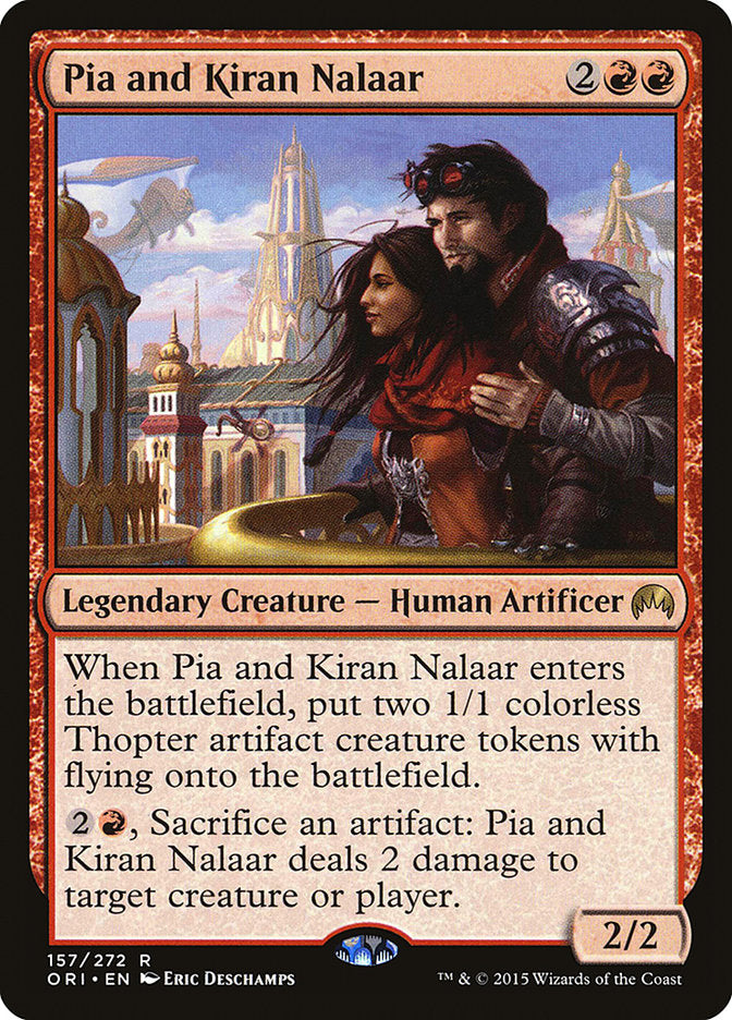 Pia and Kiran Nalaar 157 (Magic Origins)  - Foil | Good Games Adelaide SA