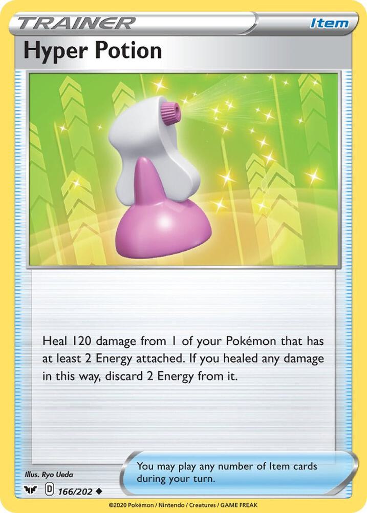 Hyper Potion 166/202 (SWSH01: Sword & Shield Base Set)  | Good Games Adelaide SA