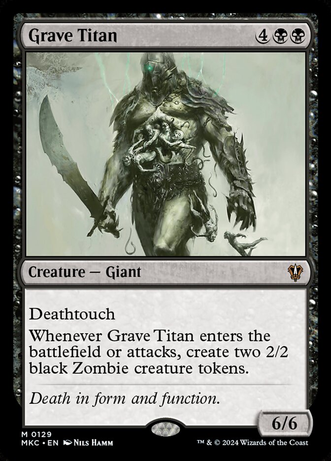 Grave Titan 129 (Commander: Murders at Karlov Manor)  | Good Games Adelaide SA