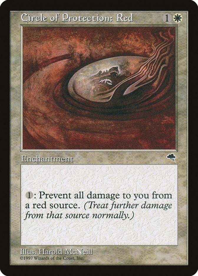 Circle of Protection: Red 11/350 (Tempest)  | Good Games Adelaide SA