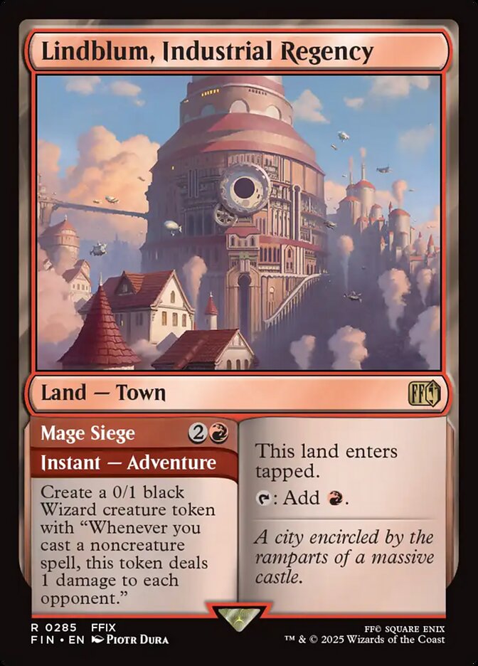 Lindblum, Industrial Regency // Mage Siege 285 (FINAL FANTASY)  - Foil | Good Games Adelaide SA