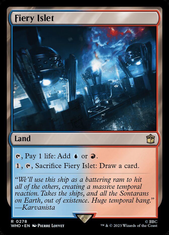 Fiery Islet 278 (Universes Beyond: Doctor Who)  | Good Games Adelaide SA