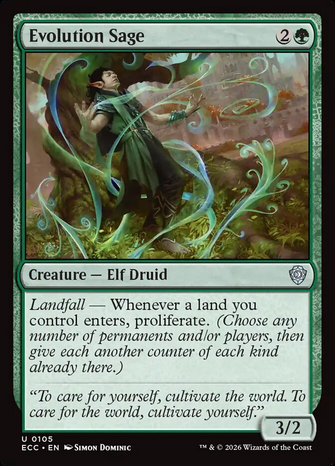 Evolution Sage 105 (Commander: Lorwyn Eclipsed)  | Good Games Adelaide SA