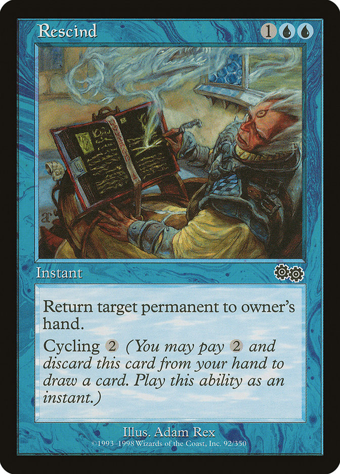 Rescind 92 (Urza's Saga)  | Good Games Adelaide SA