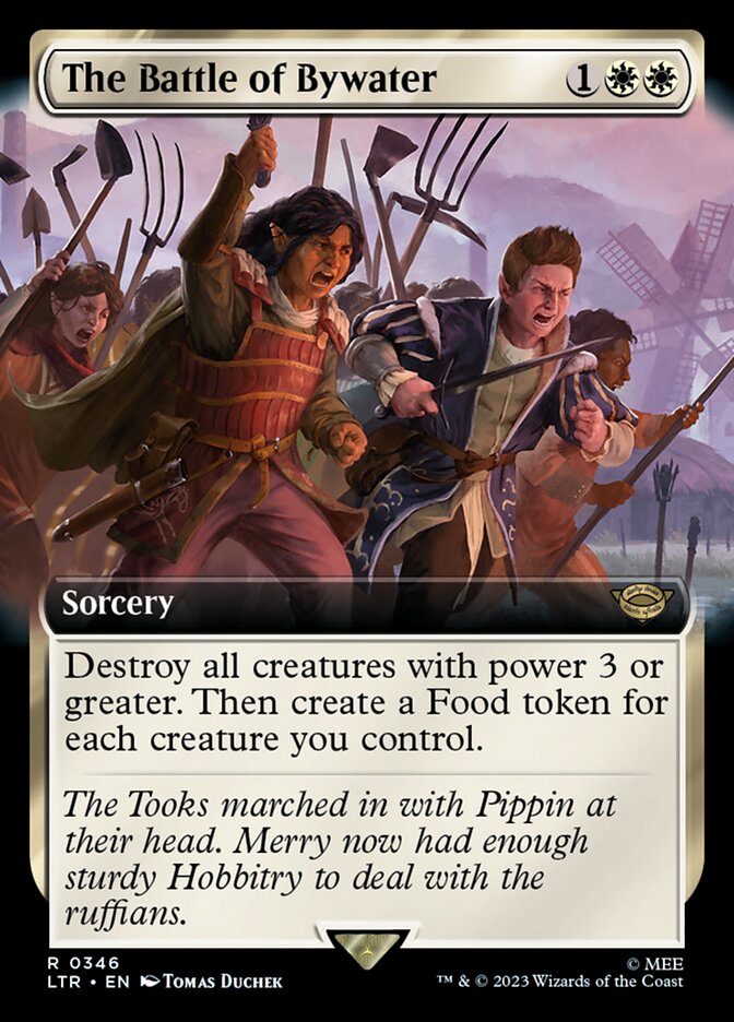 The Battle of Bywater 346 (Universes Beyond: The Lord of the Rings: Tales of Middle-earth)  - Extended Art | Good Games Adelaide SA