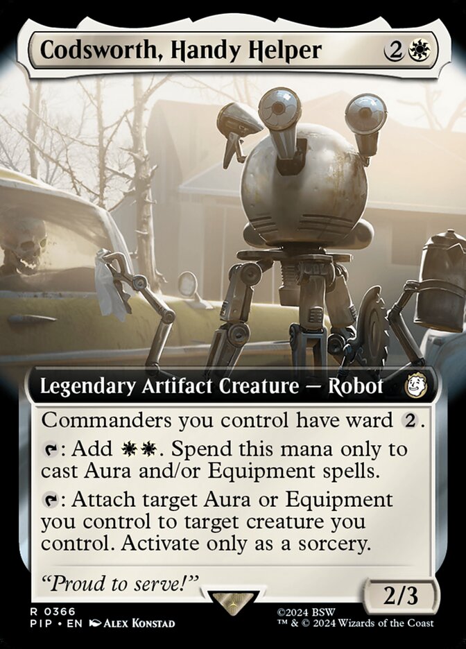 Codsworth, Handy Helper 366 (Universes Beyond: Fallout)  - Foil | Good Games Adelaide SA