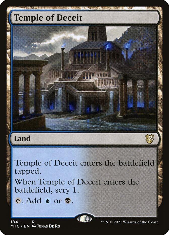 Temple of Deceit 184 (Commander: Innistrad: Midnight Hunt)  | Good Games Adelaide SA