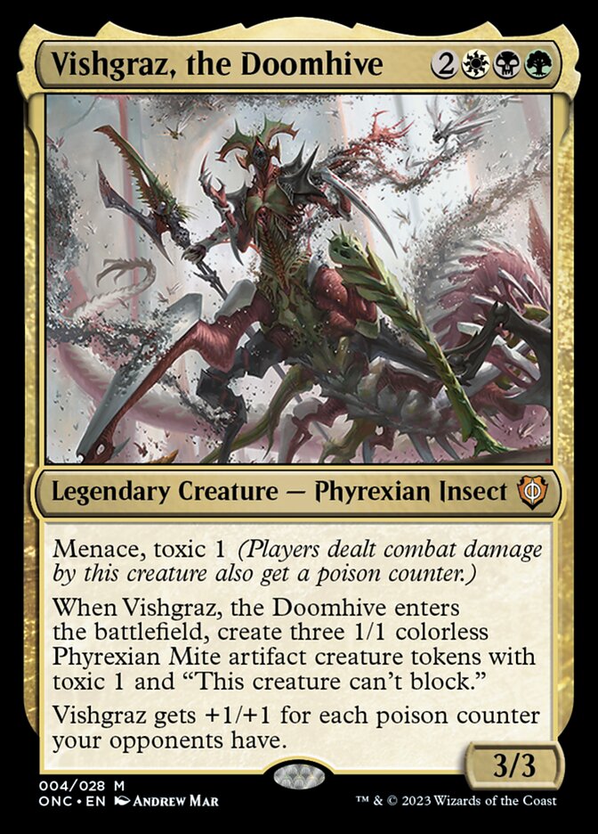 Vishgraz the Doomhive 4 (Commander: Phyrexia: All Will Be One)  - Foil | Good Games Adelaide SA