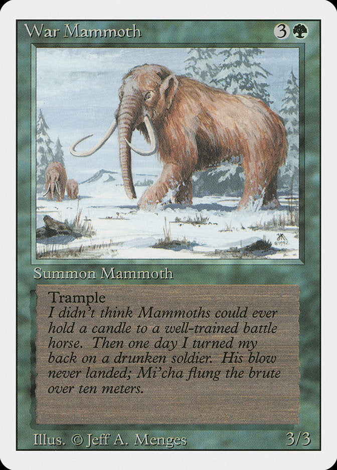 War Mammoth  (Revised Edition)  | Good Games Adelaide SA