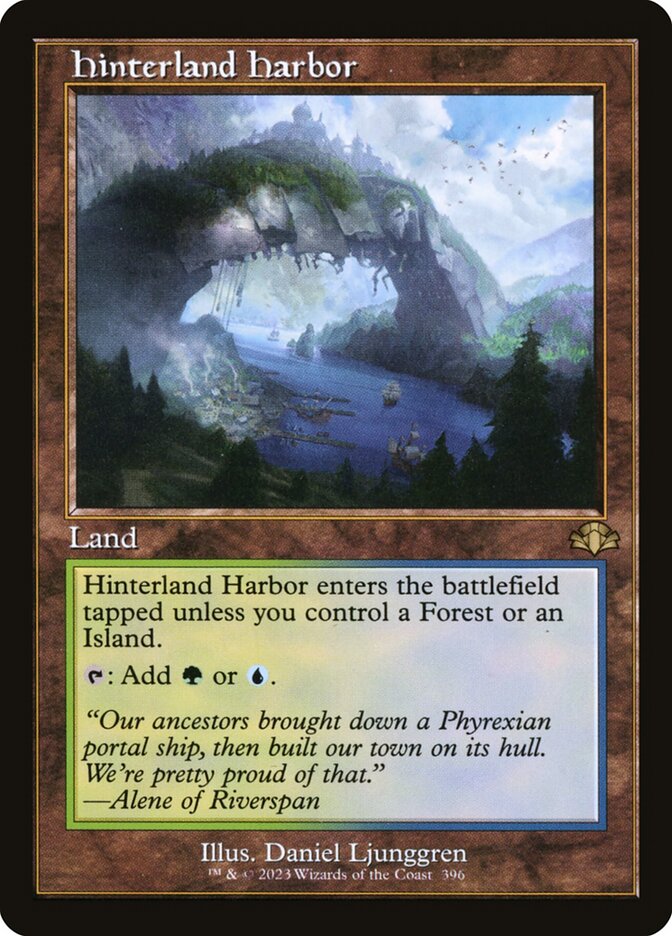 Hinterland Harbor 396 (Dominaria Remastered)  - Retro Foil | Good Games Adelaide SA